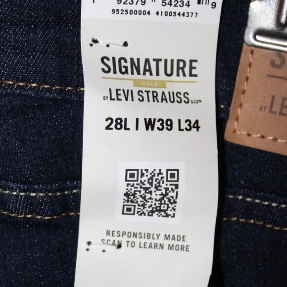 Levi Strauss Signature Gold Womens Plus Size Mid Rise Bootcut 28 L W38 x L34 - Picture 3 of 6